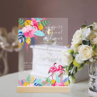 Mariage Forêt Tropicale Sauvage Pluie Rose Bleu Ma