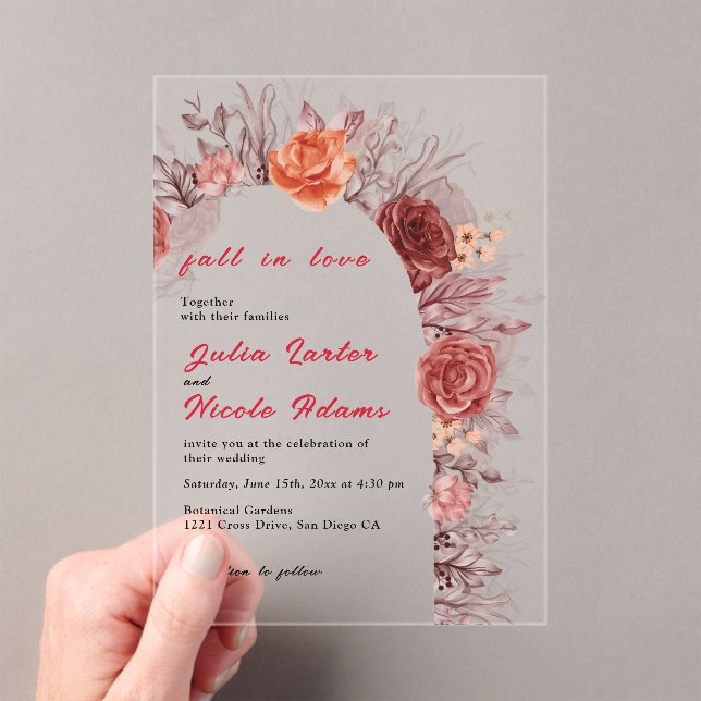 Invitations En Acrylique Mariage Motif classique complexe de géométrie vint (In situ (ordinateur de poche))