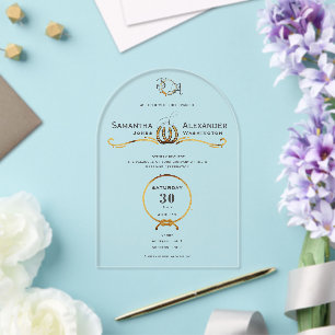 Invitations En Acrylique Mariage Occidental Grange Rustique Amour Chanceux