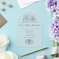 Marie Antoinette Rococo Dusty Mariage bleu