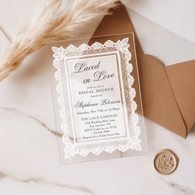 Invitations En Acrylique Mariés dans l'Amour Salle de Réception de Mariage  (Créateur téléchargé)