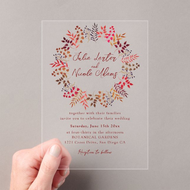 Invitations En Acrylique Moderne Dusty Blue Sea Shell Beach Ocean Mariage (In situ (ordinateur de poche))