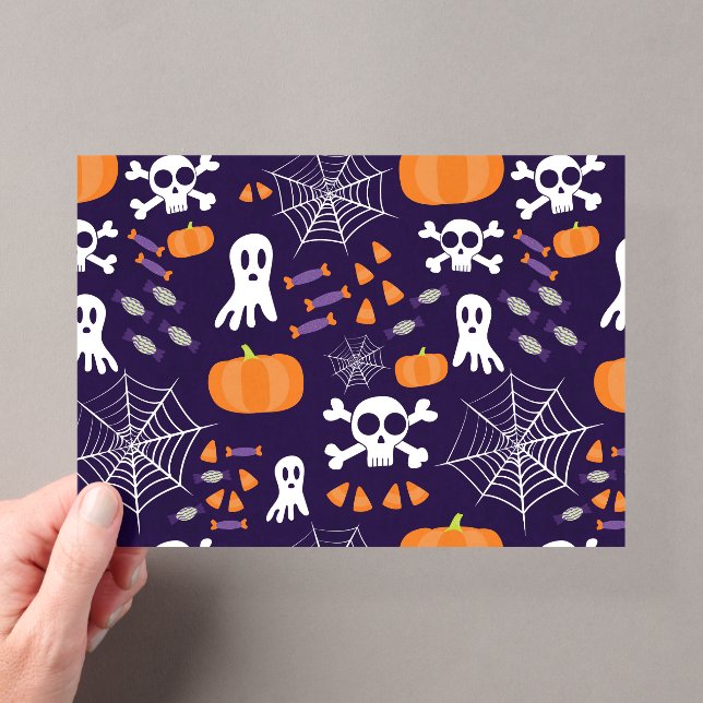 Invitations En Acrylique Motif d'Halloween amusant (In situ (ordinateur de poche))