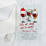 Invitations En Acrylique Noël Boissons Cocktails Vins Lunettes<br><div class="desc">Cocktails Cocktails Vins Lunettes de Vin Fête de Noël Acrylique Invitations comprend des verres à vin festifs avec cloches, lampes de Noël et chapeau de Père Noël. Ci-dessous, modifiez les détails pour refléter vos informations d'invitation de fête de Noël sur un arrière - plan opaque. Créé par Evco Holidays www.zazzle.com/store/evcoholidays...</div>