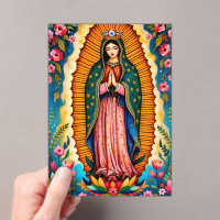 Notre-Dame de Guadalupe Vierge Marie priant pour v
