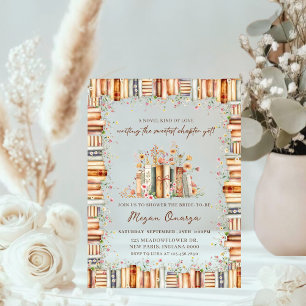 Invitations En Acrylique Nouveau chapitre floral en acrylique pour la douch