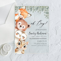 Oh mon Dieu ! Le Baby shower des animaux des bois