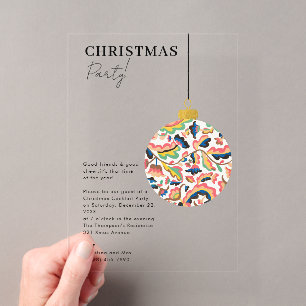 Invitations En Acrylique Ornement Prépa Fête de Noël Noël