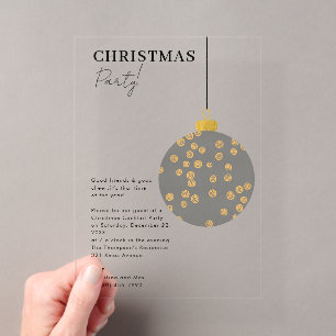 Invitations En Acrylique Ornement Prépa Fête de Noël Noël