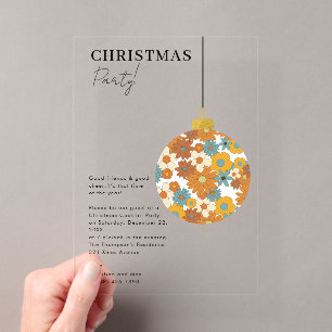 Invitations En Acrylique Ornement Prépa Fête de Noël Noël