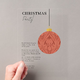 Invitations En Acrylique Ornement Prépa Fête de Noël Noël