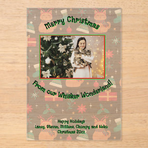 Invitations En Acrylique Photo en acrylique Whisker Wonderland