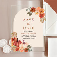 Potiron Fleur Terracotta Mariage Épargnez la Date