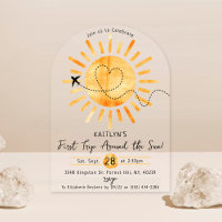 Premier Voyage Autour Du Soleil 1Er Anniversaire