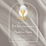 Invitations En Acrylique Première sainte communion<br><div class="desc">Première Communion Acrylique Invitation</div>