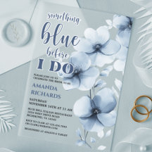 Quelque Chose de Bleu Avant de Faire la Fête de Ma