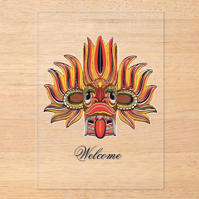 Invitations En Acrylique Raksha (Recto)