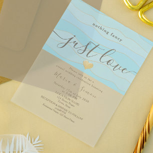 Invitations En Acrylique Rien De Fancy Just Love Mariage Réception