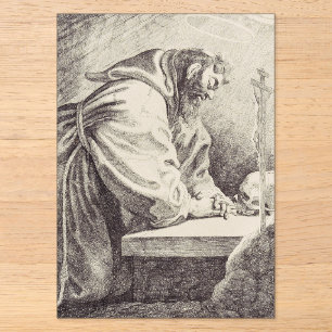 Invitations En Acrylique Saint François d'Assise Fondateur des Franciscains
