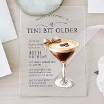 Invitations En Acrylique SURPRISE PARTY A Tini Bit Ancien Martini 40e<br><div class="desc">Un petit déjeuner buffet froid et chaud (en supplément) est servi tous les matins au restaurant entre 6h00 et 10h00. Un joli arc féminin apporte une touche festive.</div>