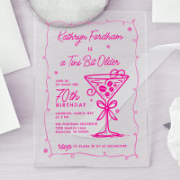 SURPRISE PARTY Pink Doodle Martini 70e anniversair