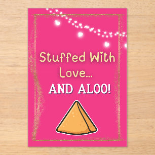 Invitations En Acrylique SYMBOLE ALIMENTAIRE DU Mariage pakistanais Desi In