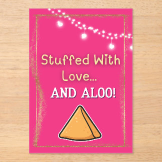 Invitations En Acrylique SYMBOLE ALIMENTAIRE DU Mariage pakistanais Desi In