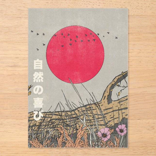 Invitations En Acrylique The Joy Of Nature (Recto)