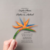 Tropical Bird of Paradise Fête de Mariage pour les