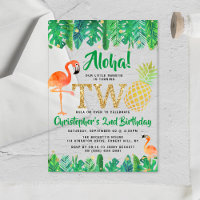 Tropical Summer Beach Luau Boys 2e anniversaire