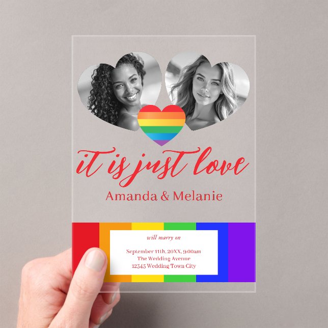 Invitations En Acrylique Typography, color and clearness  (In situ (ordinateur de poche))