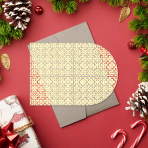 Invitations En Acrylique un arrière - plan jaune et blanc aux petits cercle