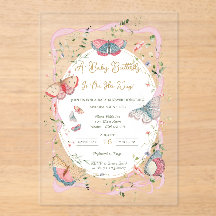 Un Papillon Bébé Est En Chemin De Baby shower