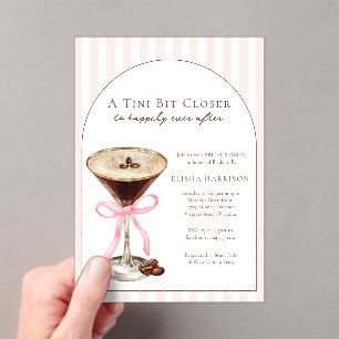 Invitations En Acrylique Un peu plus près de l'après-mariage en toute félic