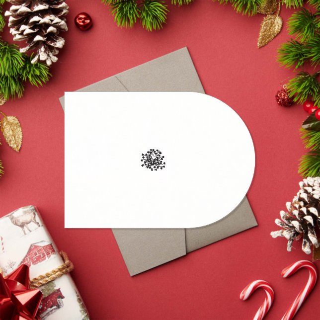 Invitations En Acrylique une image en noir et blanc d'un bouquet de fleurs (Insitu (vacances))