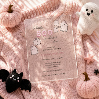 Invitations En Acrylique Une petite chouette est presque due Cute Baby Show