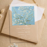 Invitations En Acrylique Vincent Van Gogh Almond Blossom Floral Mariage<br><div class="desc">Faire-part de mariage moderne élégant avec peinture Vincent Van Gogh Almond Blossom</div>