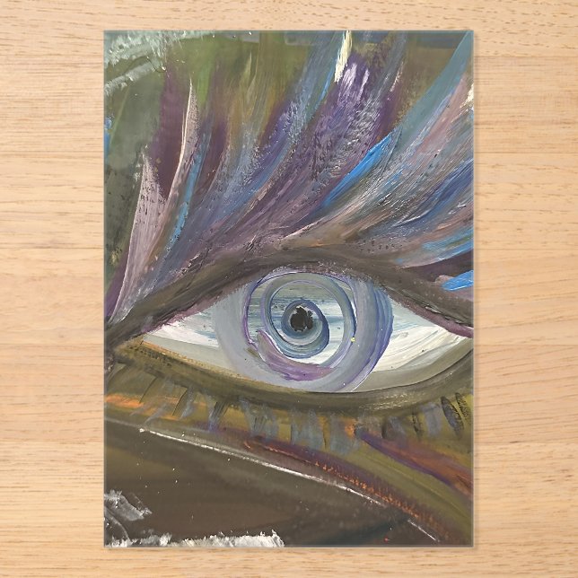 Invitations En Acrylique Your Eye Is The Mirror Of Your Soul (Recto)