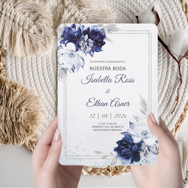 Invitations en espagnol pour mariages (Créateur téléchargé)