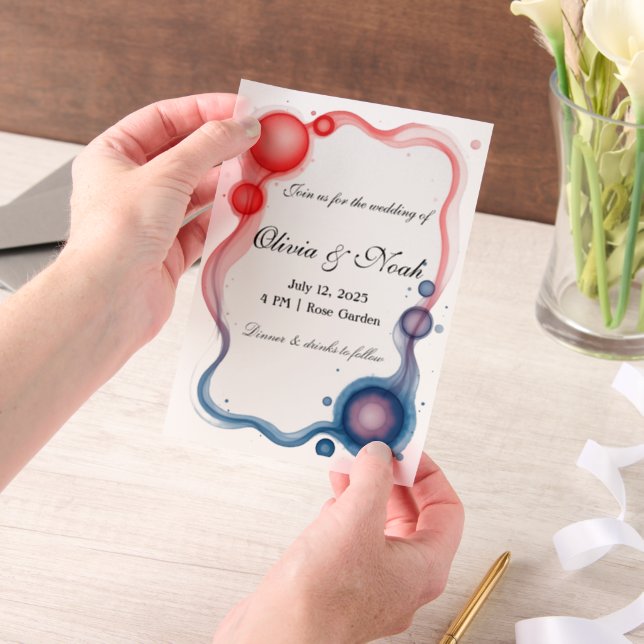 Invitations En Vélin Cadre moderne (Ordinateur de poche)