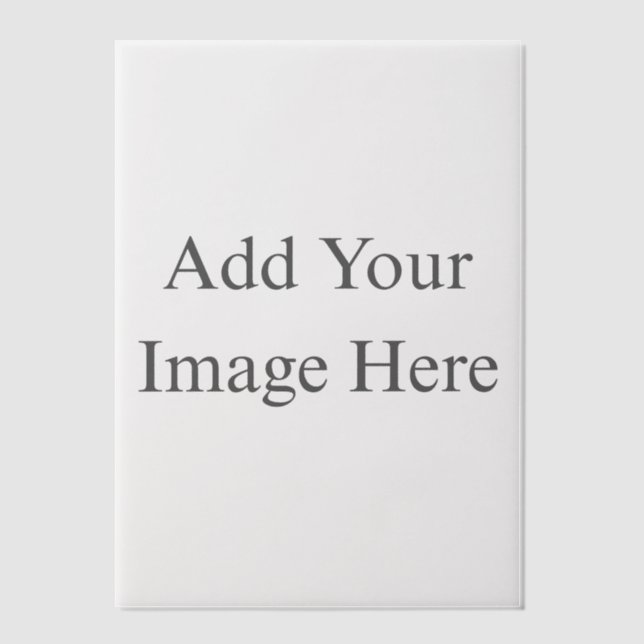 Invitations En Vélin Create Your Own white Vellum Overlay (Recto)
