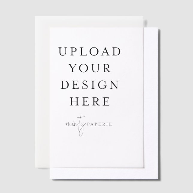 Invitations En Vélin Créez le vôtre (Compenser)