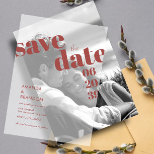 Invitations En Vélin Économie de date de mariage en écriture grasse min