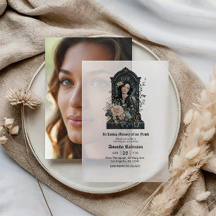Invitations En Vélin En Souvenir de Ma Soirée d'Anniversaire Gothique d