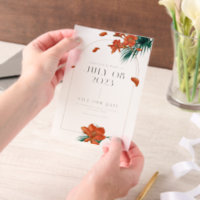 Fancy Tropical Flowers Mariage - Enregistrer La Da