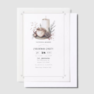 Invitations En Vélin Fête de Noël : Ensemble, Autrement