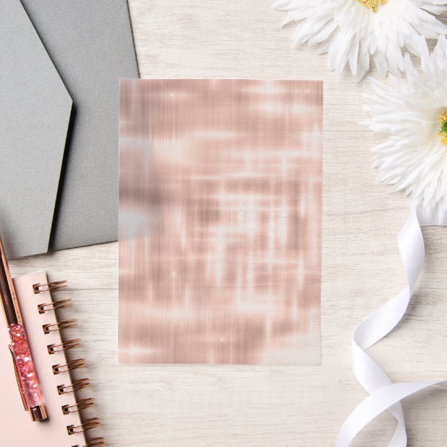 Invitations En Vélin Mariage de bandes Abstraites blanches et blanches (Mariage)