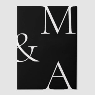 Invitations En Vélin Mariage de superposition minimaliste moderne