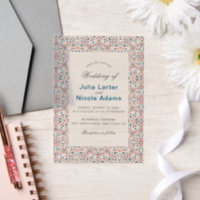 Mariage géométrique en treillis marocain