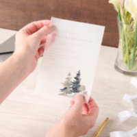 Mariage hivernal minimaliste des arbres neigeux